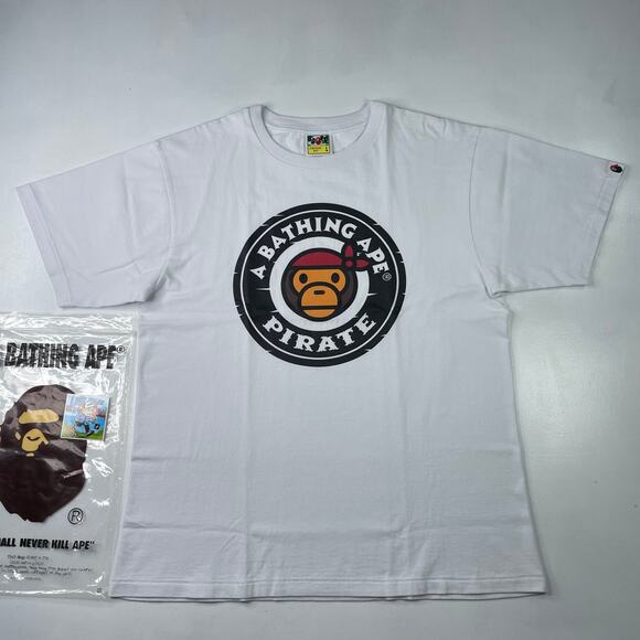 BAPE Baby Milo Pirate Tee Size L - Picture 1 of 9